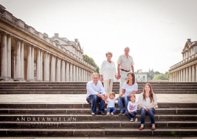Extended family photo session London