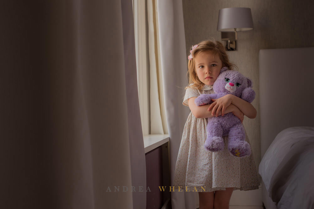 little girl and her teddy 