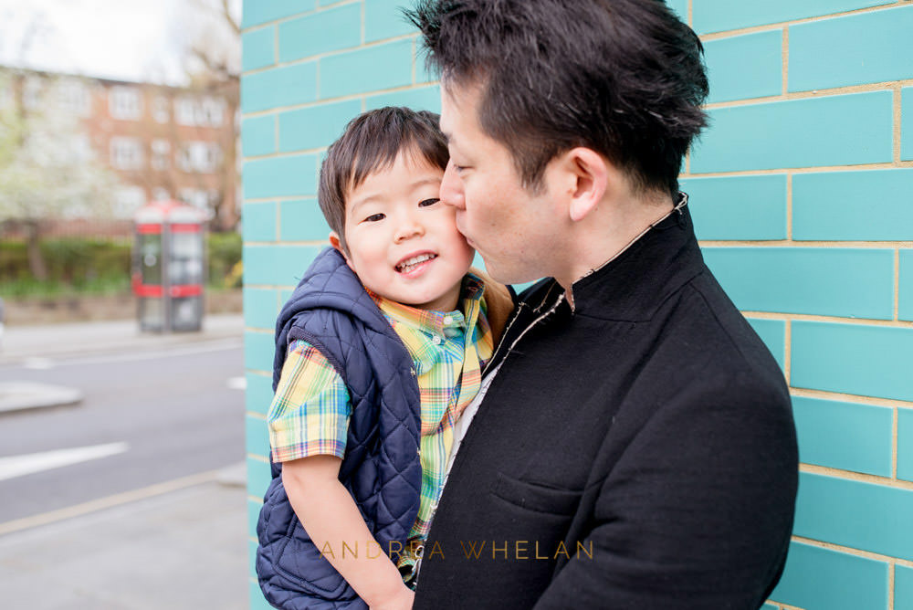 father and son portrait notting hill