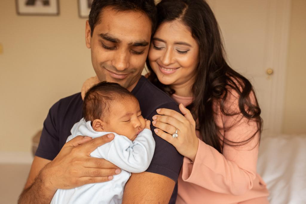 Newborn family photographer Knightsbridge 
