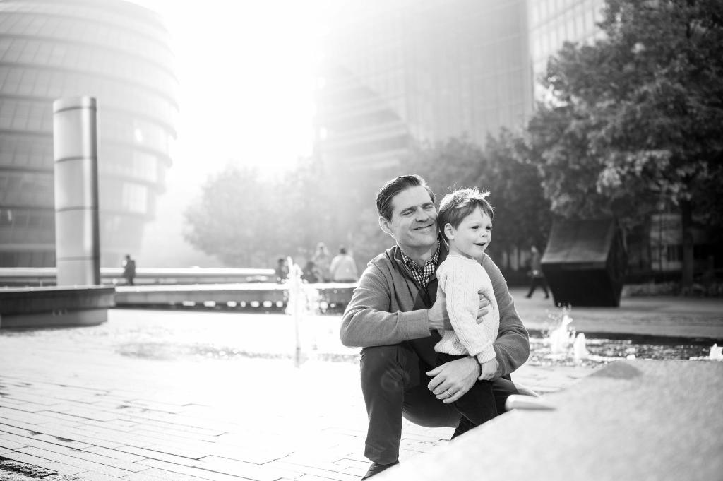 father and son Southbank photo session